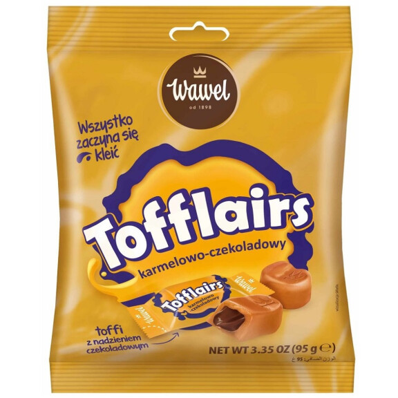 Wawel Cukierki Tofflairs Czek-Mlecz 95g