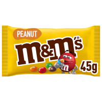 M&M's Peanut Orzeszki ziemne oblane czekoladą w kolorowych skorupkach 45g