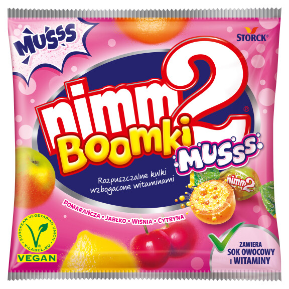 Nimm2 Boomki cukierki musujące 90g