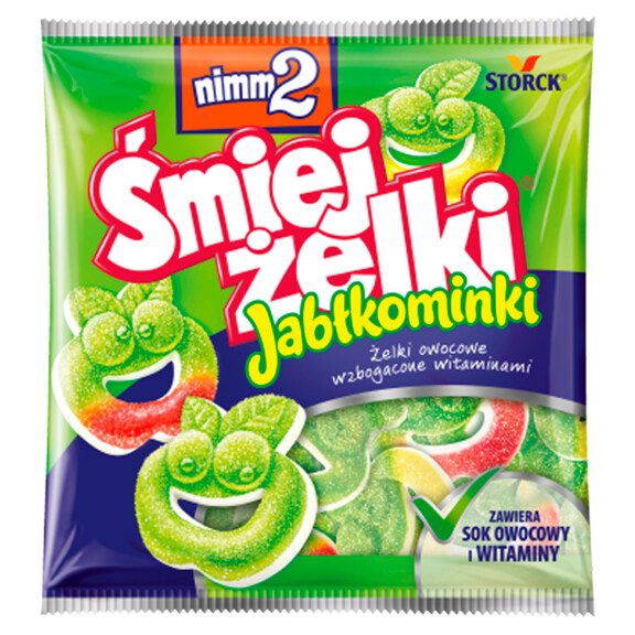 Nimm2 Śmiejżelkii Jabłkominki żelki 90g