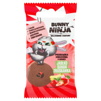 Ninja Bunny Przekąska owocowa o smaku jabłko-banan-truskawka 15g