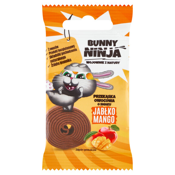 Ninja Bunny Przekąska owocowa o smaku jabłko-mango 15g