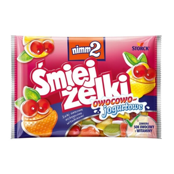Nimm2 Śmiejżelki owocowo-jogurtowe 100g