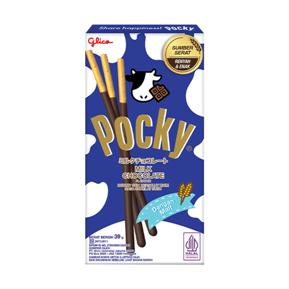 Pocky Milk Chocolate Stick Biscuit 39g