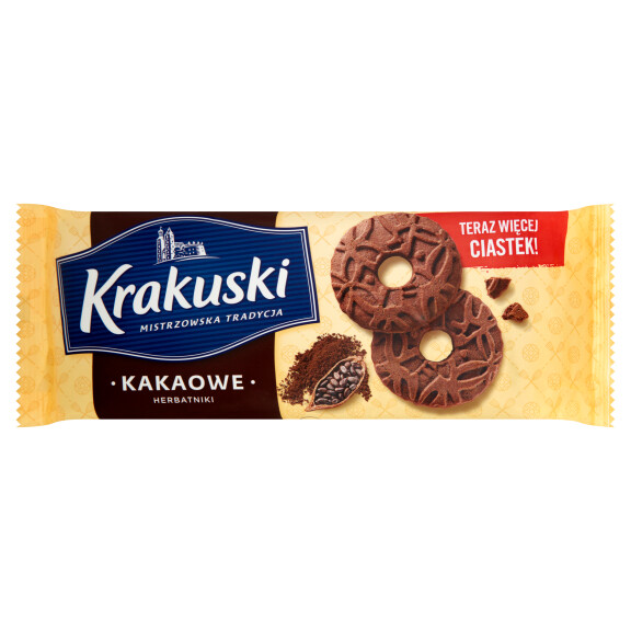 Krakuski ciastka kakaowe 163g