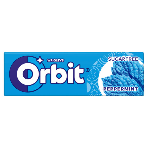 Orbit Peppermint Guma do żucia bez cukru 10 drażetek 14g