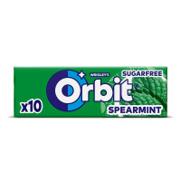 Orbit Spearmint Guma do żucia bez cukru 10 drażetek 14g