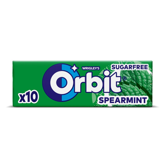 Orbit Spearmint Guma do żucia bez cukru 10 drażetek 14g