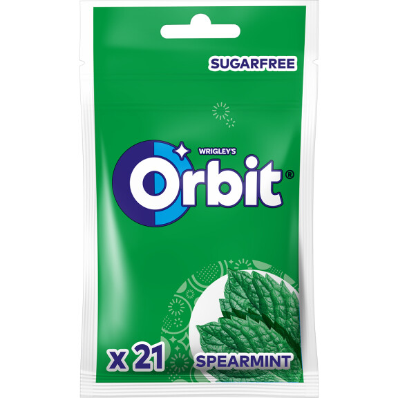 Orbit Spearmint Guma do żucia bez cukru 21 drażetek 29g