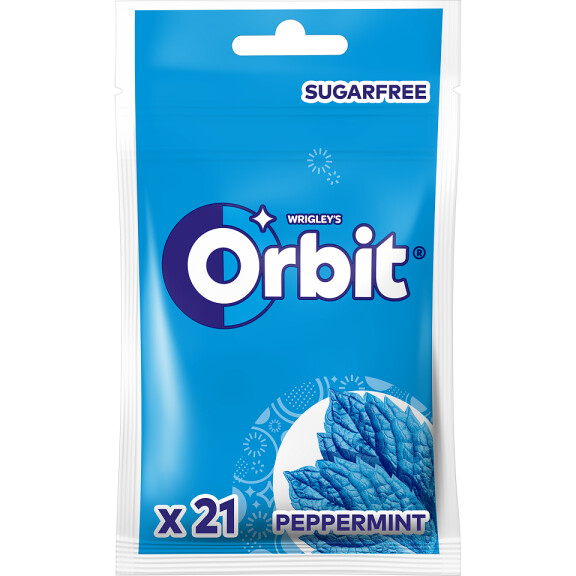 Orbit Pepermint Guma do żucia bez cukru 21 drażetek 29g