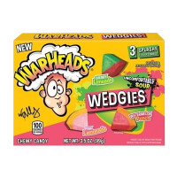 Warheads Wedgies Kwaśne miękkie cukierki o smaku lemoniady, arbuza i wiśni 99g