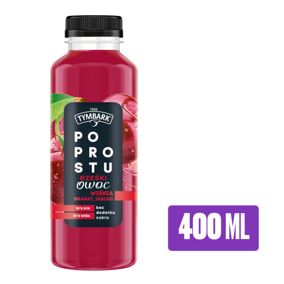 TYMBARK Po prostu napój jabłko wiśnia granat 400ml