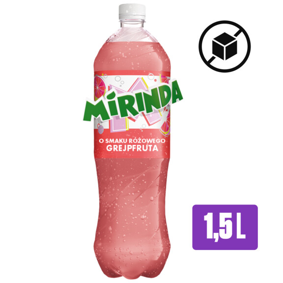 Mirinda Zero Cukru Pink Grapefruit napój gazowany 1,5l