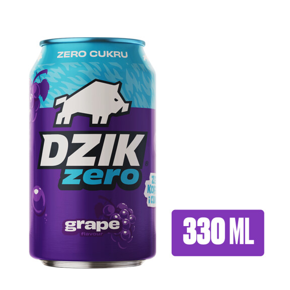 Dzik Zero Grape bez kofeiny 330ml