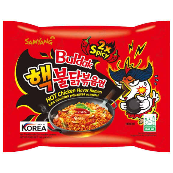 Samyang Buldak 2xSpicy Ostry Kurczak 140g