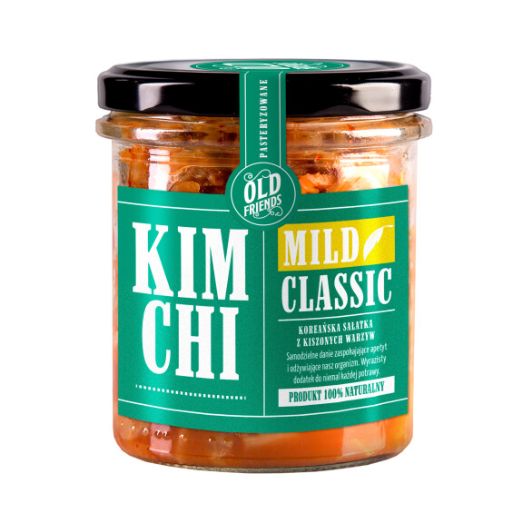 Old Friends Kimchi Classic Mild koreańska sałatka z kiszonych warzyw 280g