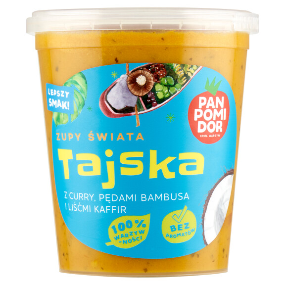 Tajska z curry, pędami bambusa i liśćmi kaffir ZUPY ŚWIATA 400g