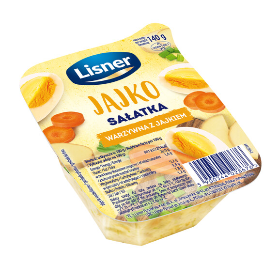 Lisner o Mamo! sałatka warzywna z jajkiem 140g