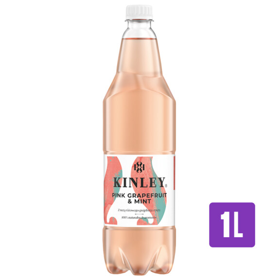 Kinley Pink Grapefruit & Mint napój gazowany 1l