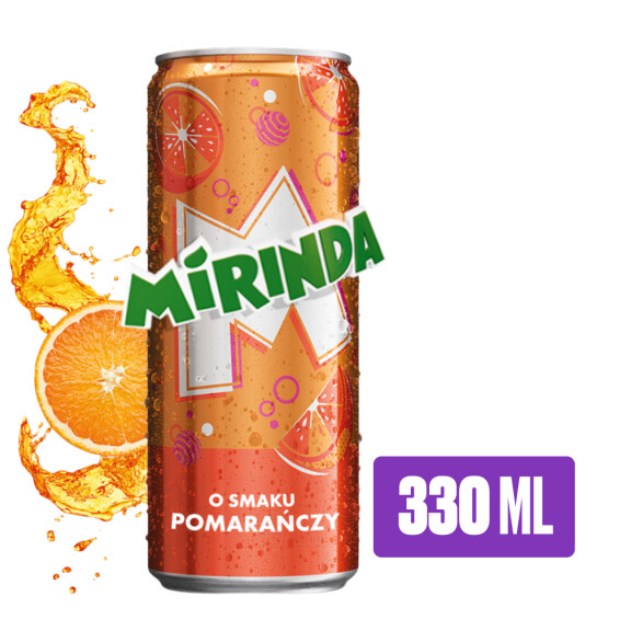Mirinda Orange napój gazowany 330ml