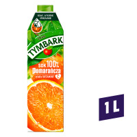 Tymbark sok 100% pomarańcza 1l
