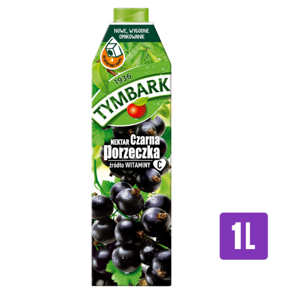 Tymbark nektar Czarna Porzeczka 1l