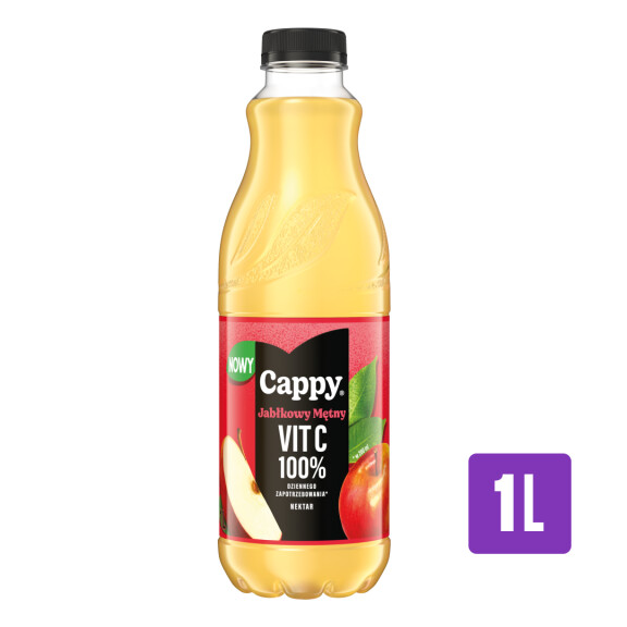 Cappy nektar jabłkowy 100% Vit C 1l