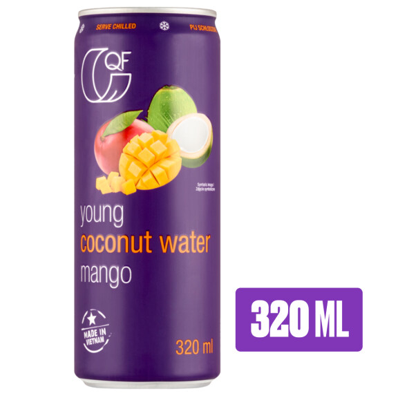 QF Woda kokosowa z sokiem z mango 320ml