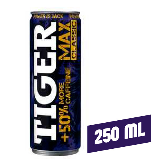 TIGER napój gazowany 250ml max
