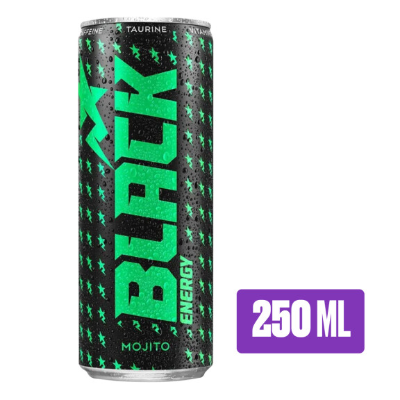 Black Energy Mojito gazowany napój energetyzujący 250ml
