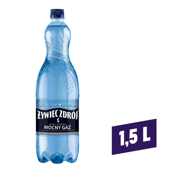 Żywiec Zdrój woda mocno gazowana 1,5l