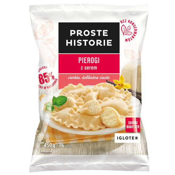 PROSTE HISTORIE Pierogi z serem 450g