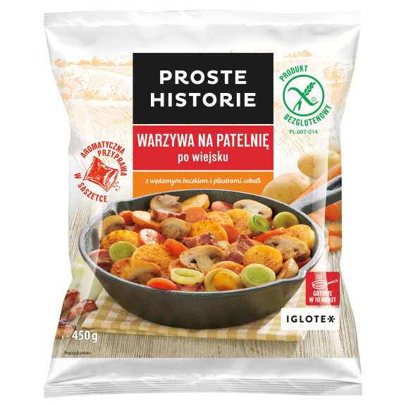 PROSTE HISTORIE Warzywa na patelnię po wiejsku 450g