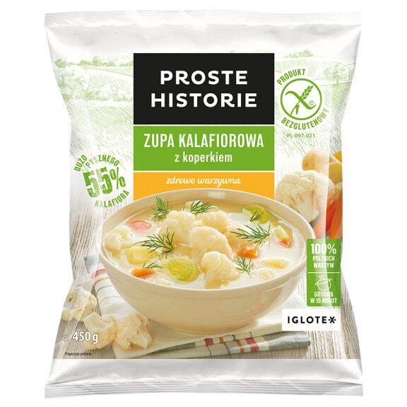 PROSTE HISTORIE Zupa kalafiorowa z koperkiem 450g