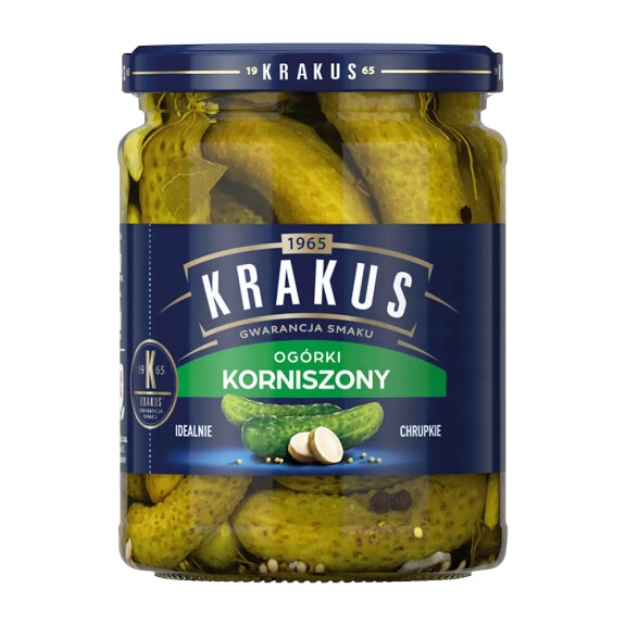 Krakus ogórki korniszony 500g