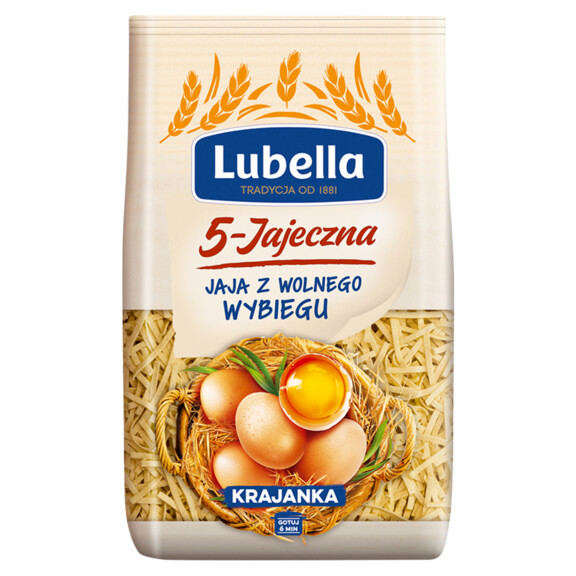 Lubella 5 Jaj makaron krajanka 400g