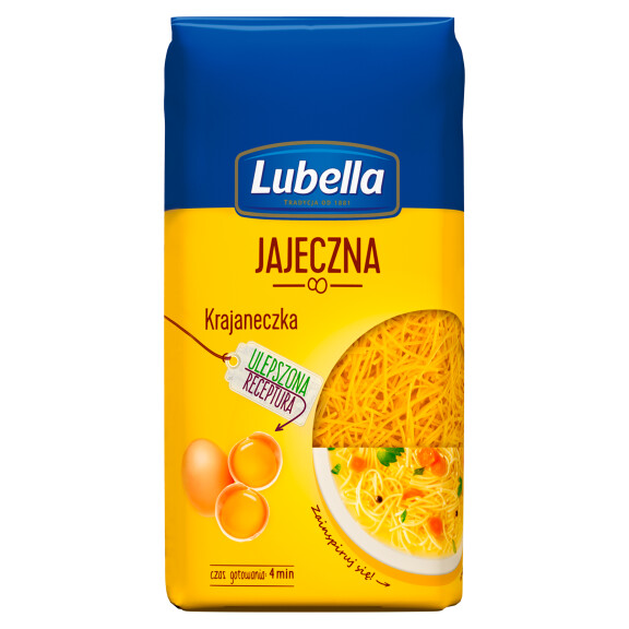 Lubella Jajeczna makaron krajaneczka 250g