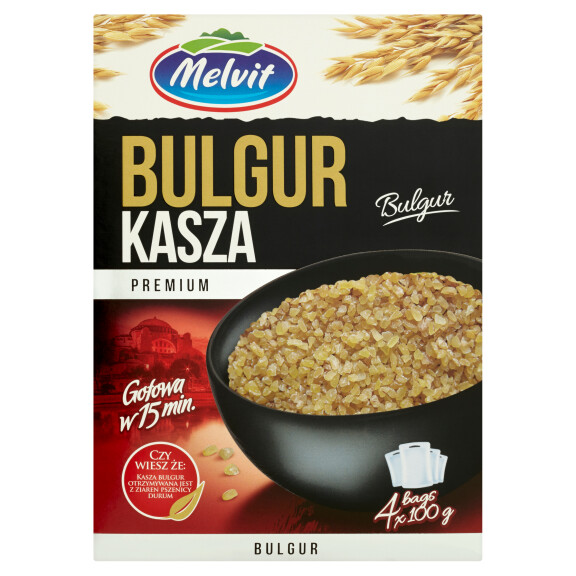 Melvit Premium kasza bulgur (4x100g) 400g