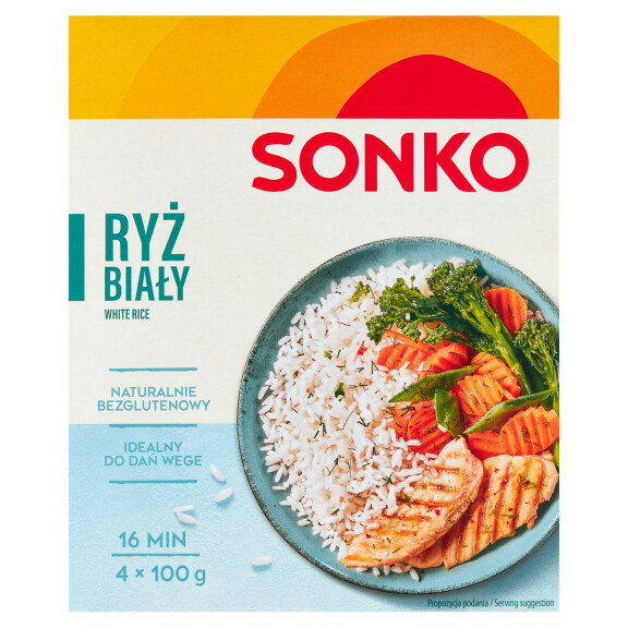Sonko ryż biały (4x100g) 400g