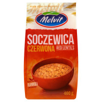 Melvit soczewica czerwona 400g