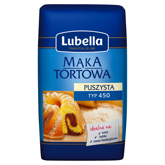 Lubella Mąka puszysta tortowa typ 450 1kg