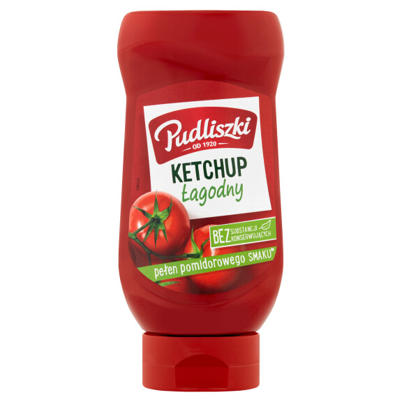 Pudliszki ketchup łagodny 480g