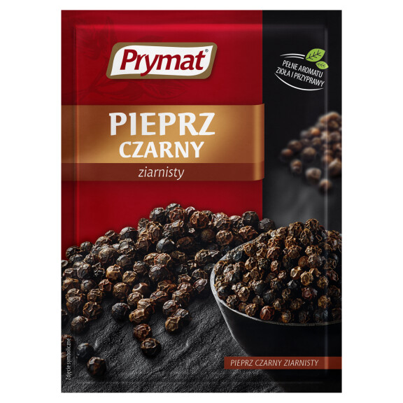 Prymat pieprz czarny ziarnisty 20g