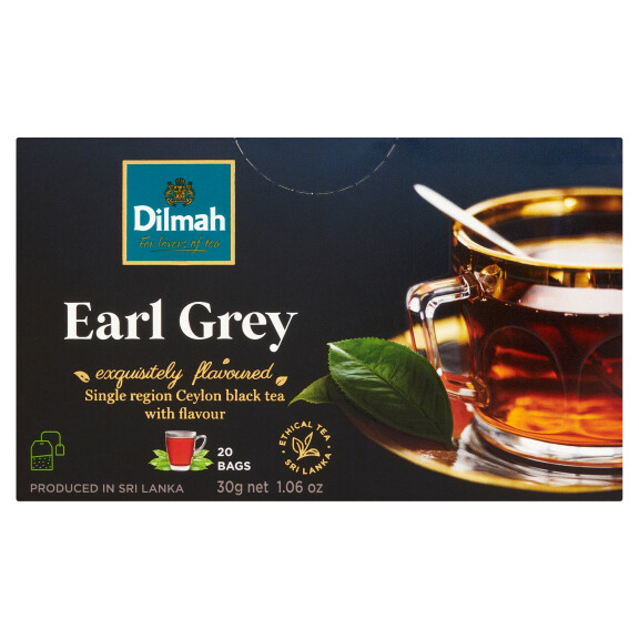 Dilmah Earl Grey herbata czarna 20 torebek 30g