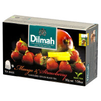 Dilmah Mango&Starwberry herbata czarna z aromatem mango i truskawki 20 torebek 30g