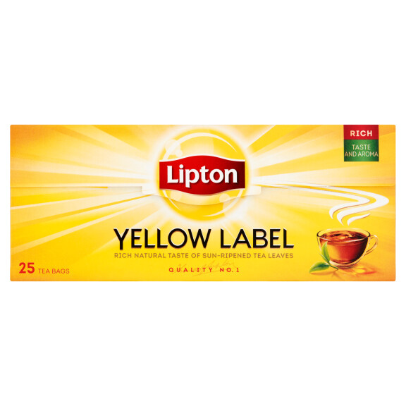 Lipton Yellow Label herbata czarna 25 torebek 50g