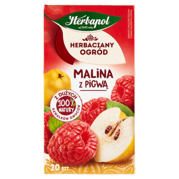 Herbapol Herbaciany Ogród malina z pigwą 20 torebek 54g