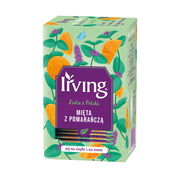 Irving mięta z pomarańczą 20szt