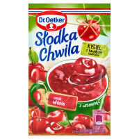 Dr Oetker Słodka Chwila kisiel wiśniowy z kawałkami owoców 31,5g