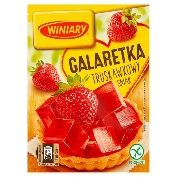 Winiary galaretka truskawkowy smak 71g